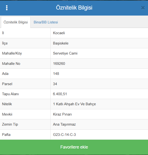 Kocaeli Başiskele Servetiyecami Mah: Kiraz Pınar Mavkiin De 6.400m2, Satılık Bah
